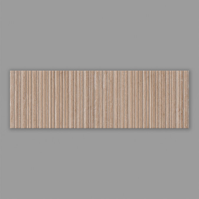 Malmo Slatted Wood Effect Wall Tiles - 315 x 100mm
