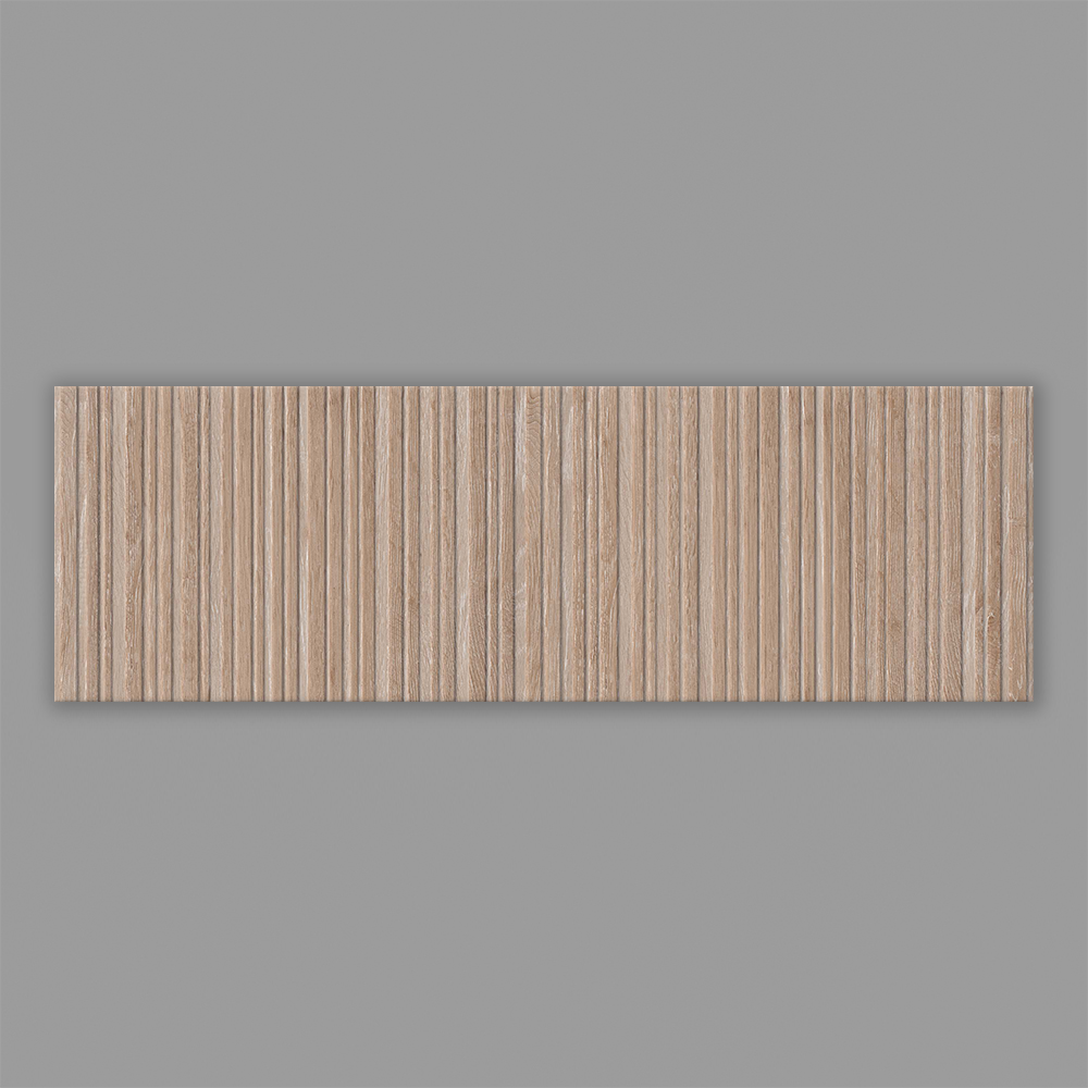 Malmo Slatted Wood Effect Wall Tiles 315 x 100mm