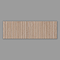 Malmo Slatted Wood Effect Wall Tiles - 315 x 100mm