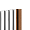 Malmo Walnut Slatted Wall Panel End Trim - Tongued