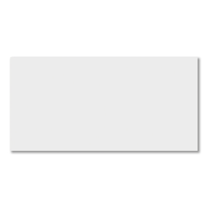 Mantilla White Gloss Rectified Large Format Wall & Floor Tiles - 600 x 1200mm