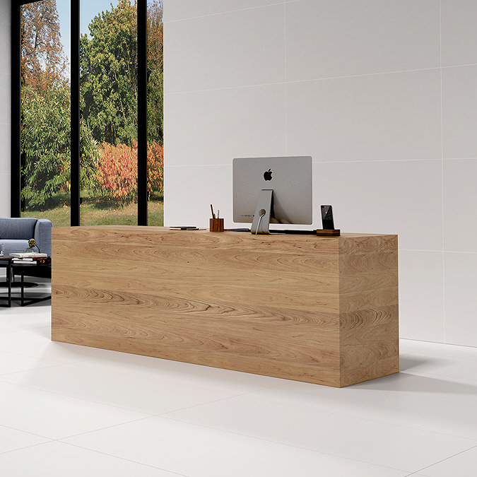 Mantilla White Matt Rectified Wall & Floor Tiles - 600 x 1200mm