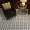 Marbury Grey Patterned Floor Tiles - 450 x 450mm Large Image