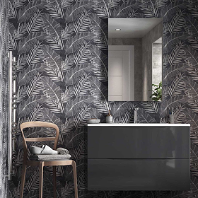 Marcelo Matt Floral Decor Wall Tiles - 300 x 900mm