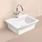 Maria 485mm Ceramic Counter Top Vessel with Tap Landing - 232011 Large Image