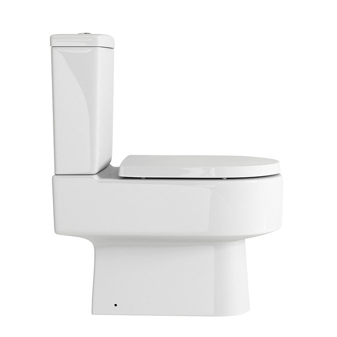 Marino Close Coupled Modern Toilet with Soft-Close Seat Profile Large Image