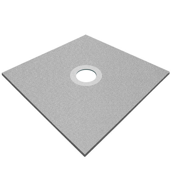 Marmox Offset Drain Showerstone Wetfloor Tray Large Image