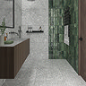 Maroni Grey Terrazzo Effect Wall & Floor Tiles - 600 x 600mm
