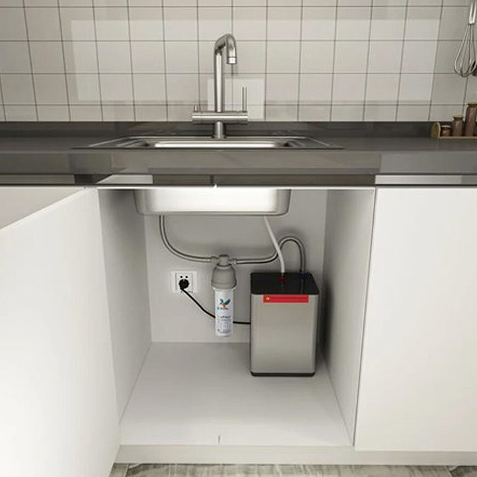 Marple Traditional Gunmetal Grey Instant Boiling Water Kitchen Tap (Includes Tap, Boiler + Filter)