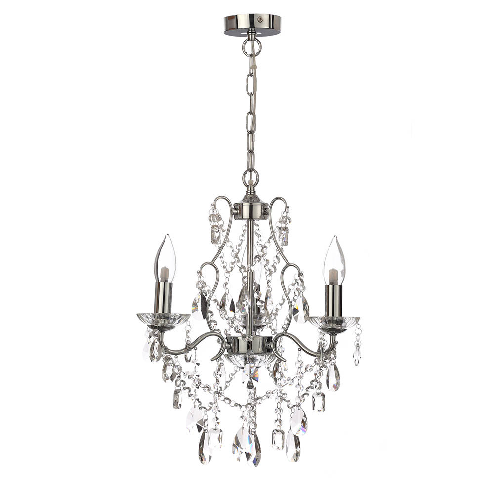 Marquis by Waterford Annalee 3 Light Chandelier Bathroom Ceiling Light