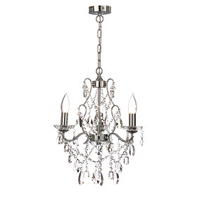 Marquis by Waterford Annalee 3 Light Chandelier Bathroom Ceiling Light Large Image