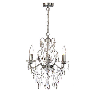 Marquis by Waterford Annalee 3 Light Chandelier Bathroom Ceiling Light  Profile Large Image