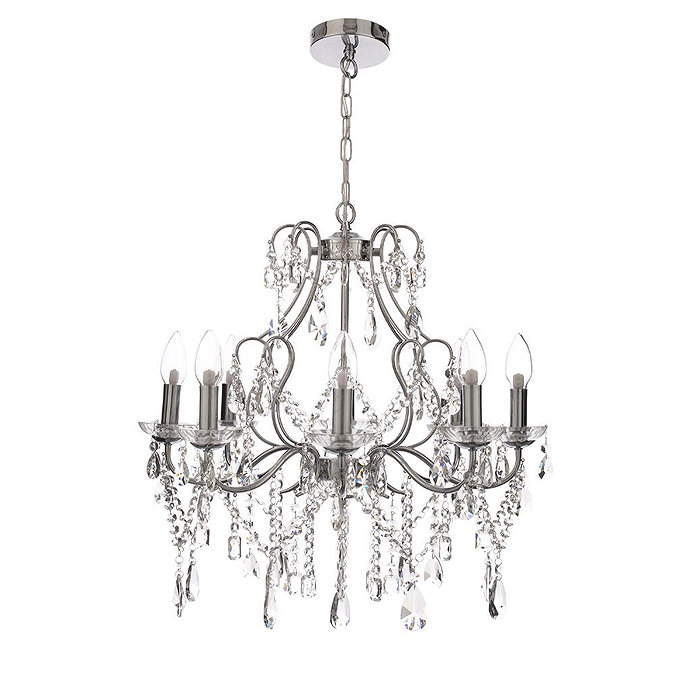Marquis by Waterford Annalee Large 8 Light Chandelier Bathroom Ceiling Light  Feature Large Image