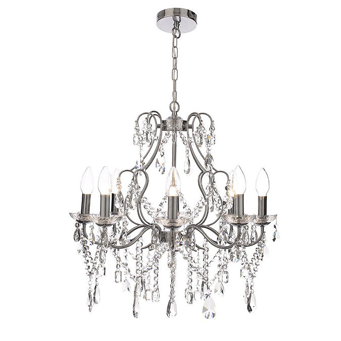 Marquis by Waterford Annalee Large 8 Light Chandelier Bathroom Ceiling Light  Standard Large Image
