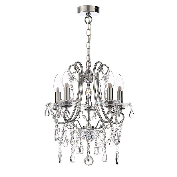 Marquis by Waterford Annalee Small 5 Light Chandelier Bathroom Ceiling ...