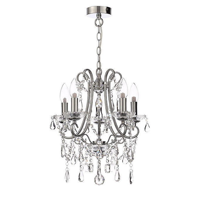 Marquis by Waterford Annalee Small 5 Light Chandelier Bathroom Ceiling Light  Feature Large Image