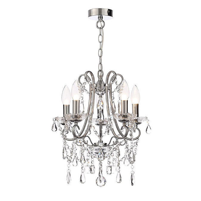 Marquis by Waterford Annalee Small 5 Light Chandelier Bathroom Ceiling Light  Standard Large Image
