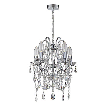 Marquis by Waterford Annalee Small 5 Light Chandelier Bathroom Ceiling Light  Profile Large Image