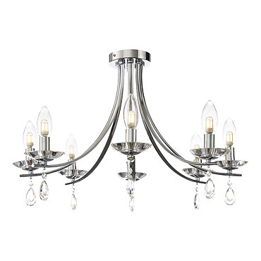 Marquis by Waterford Bandon 8 Light Curved Arm Chandelier Bathroom Ceiling Light  Profile Large Imag