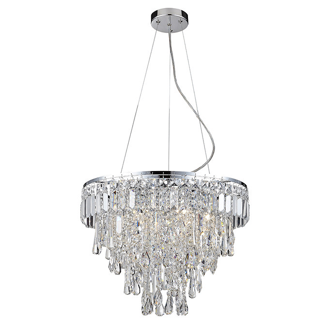 Marquis by Waterford Bresna 50cm Mixed Crystal Chandelier Bathroom Ceiling Light Large Image