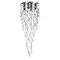 Marquis by Waterford Deel 35cm New Crystal Dropper Flush Bathroom Ceiling Light Feature Large Image