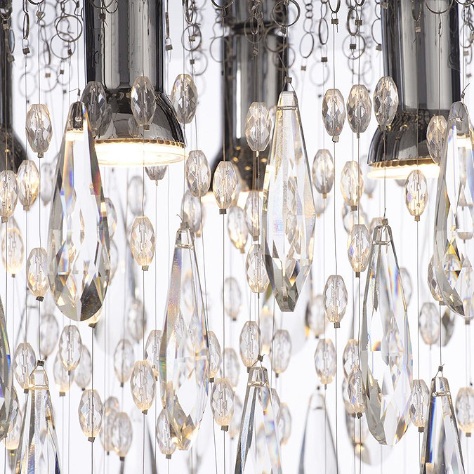 Marquis by Waterford Deel 35cm New Crystal Dropper Flush Bathroom Ceiling Light In Bathroom Large I