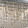 Marquis by Waterford Fane Large Crystal Square Flush Bathroom Ceiling Light  In Bathroom Large Image