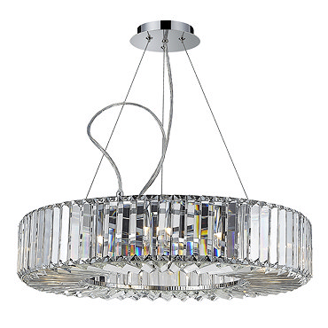 Marquis by Waterford Foyle Large Crystal Bar Pendant Bathroom Ceiling Light  Profile Large Image