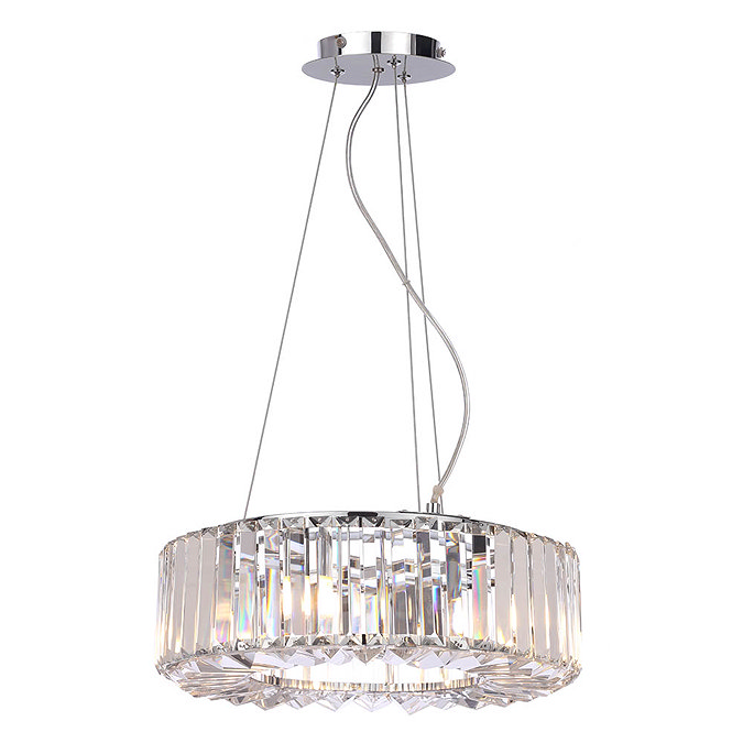 Marquis by Waterford Foyle Small Crystal Bar Pendant Bathroom Ceiling Light Large Image