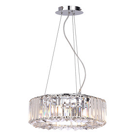 Marquis by Waterford Foyle Small Crystal Bar Pendant Bathroom Ceiling Light Large Image