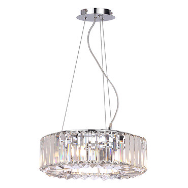 Marquis by Waterford Foyle Small Crystal Bar Pendant Bathroom Ceiling Light  Profile Large Image