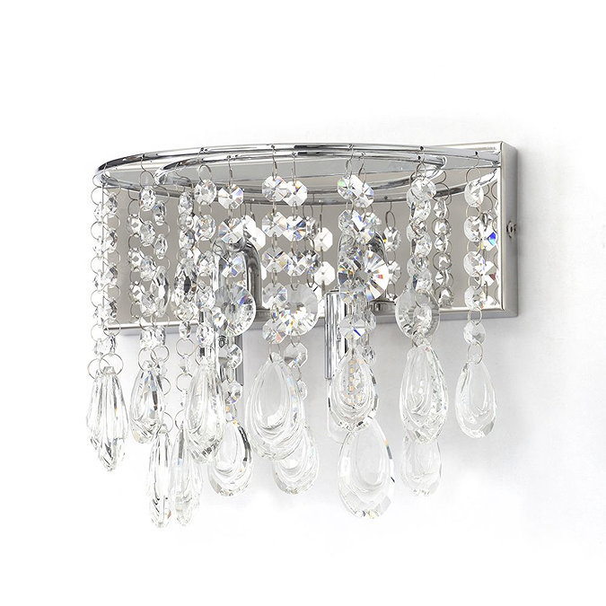 Marquis by Waterford Liffey Teardrop Bathroom Wall Light Feature Large Image