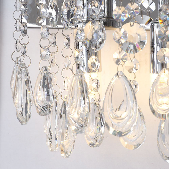 Marquis by Waterford Liffey Teardrop Bathroom Wall Light In Bathroom Large Image