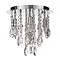 Marquis by Waterford Liffey Teardrop Flush Bathroom Ceiling Light  Feature Large Image