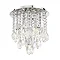 Marquis by Waterford Liffey Teardrop Flush Bathroom Ceiling Light Large Image