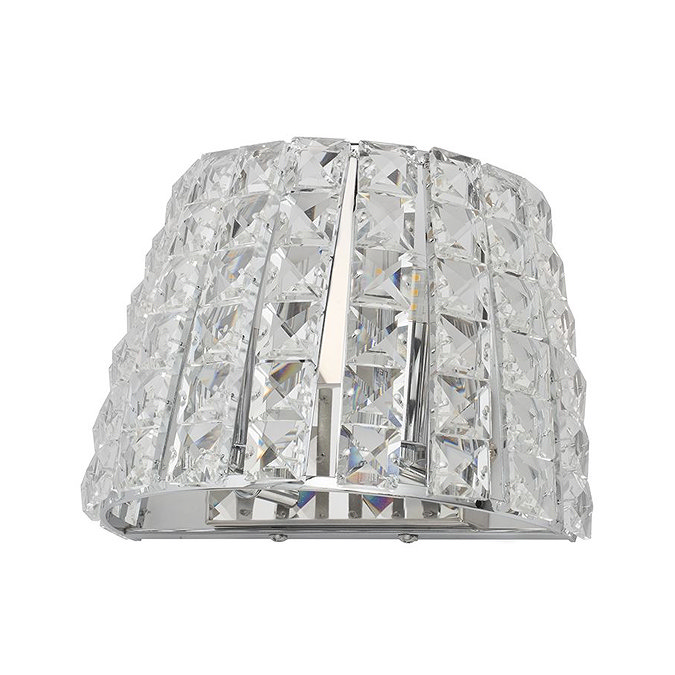 Marquis by Waterford Moy 2 Light Crystal Bathroom Wall Light  Feature Large Image