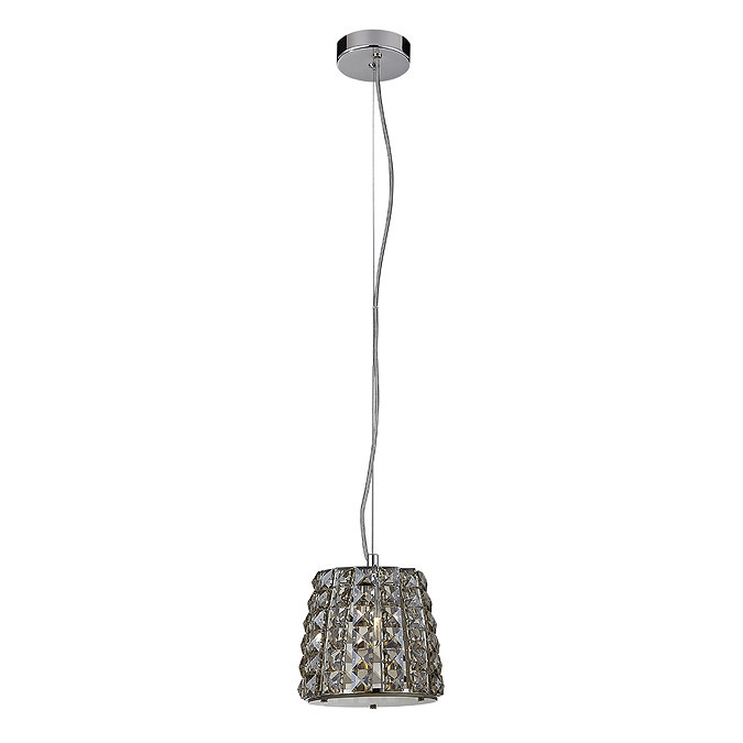 Marquis by Waterford Moy Small 1 Light Crystal Pendant Bathroom Ceiling Light - Champagne Large Imag