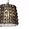 Marquis by Waterford Moy Small 1 Light Crystal Pendant Bathroom Ceiling Light - Smoke  In Bathroom L