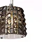 Marquis by Waterford Moy Small 1 Light Crystal Pendant Bathroom Ceiling Light - Smoke In Bathroom L
