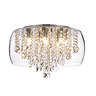 Marquis by Waterford Nore Large Encased Flush Bathroom Ceiling Light  In Bathroom Large Image