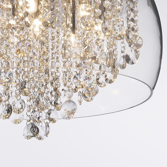 Marquis by Waterford Nore Large Encased Flush Bathroom Ceiling Light additional Large Image
