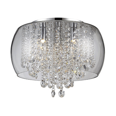 Marquis by Waterford Nore Small Encased Flush Bathroom Ceiling Light