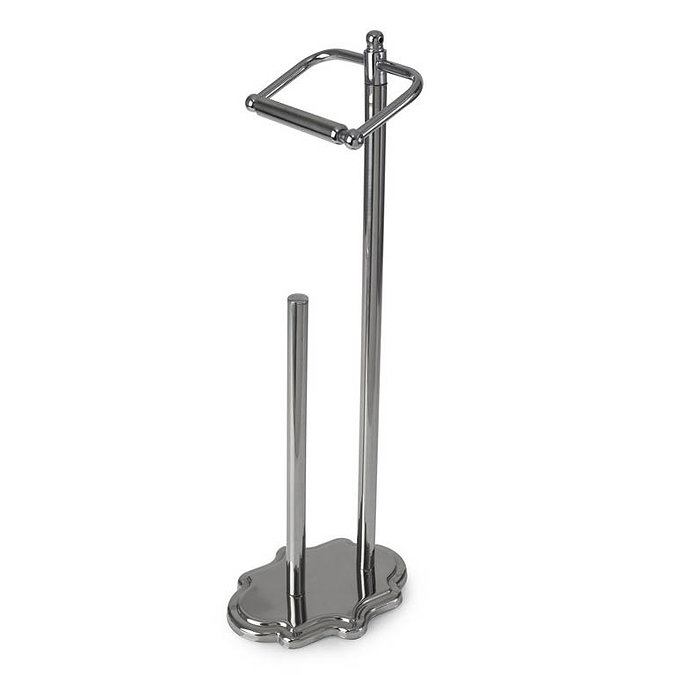 Marquis Freestanding Toilet Roll Holder & Spare Roll Holder Large Image
