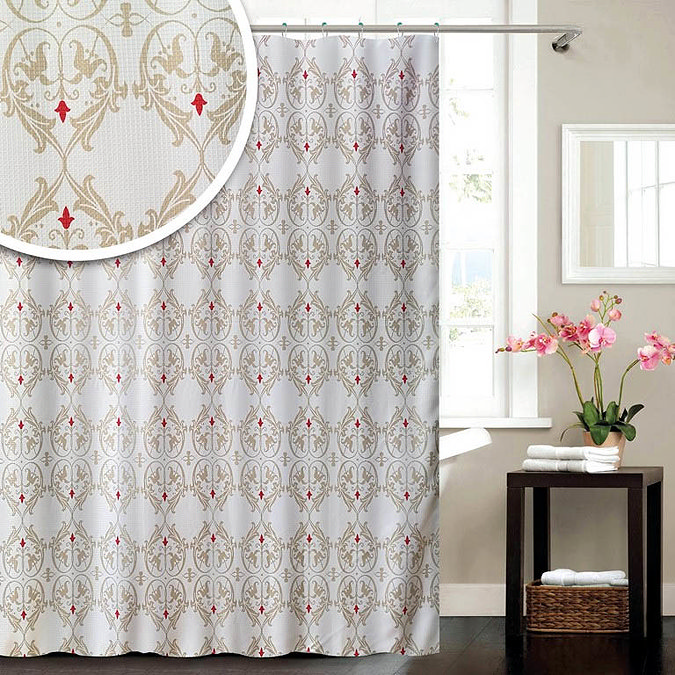 Marquis W1800 x H1800mm Polyester Shower Curtain Large Image