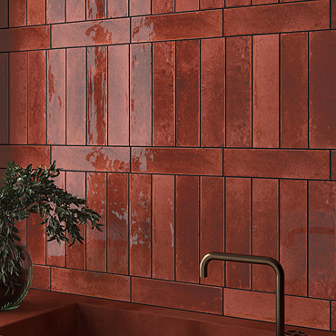 Martil Brick Red Wall & Floor Tiles - 70 x 280mm