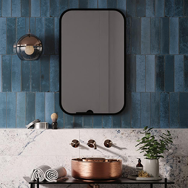 Martil Dark Blue Wall & Floor Tiles - 70 x 280mm