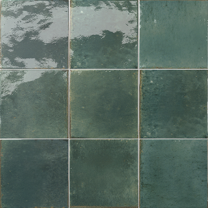Martil Green Wall & Floor Tiles - 147 x 147mm  Profile Large Image