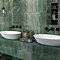 Martil Green Porcelain Glazed Wall Tiles - 147 x 147mm