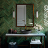 Martil Green Porcelain Glazed Wall Tiles - 70 x 280mm