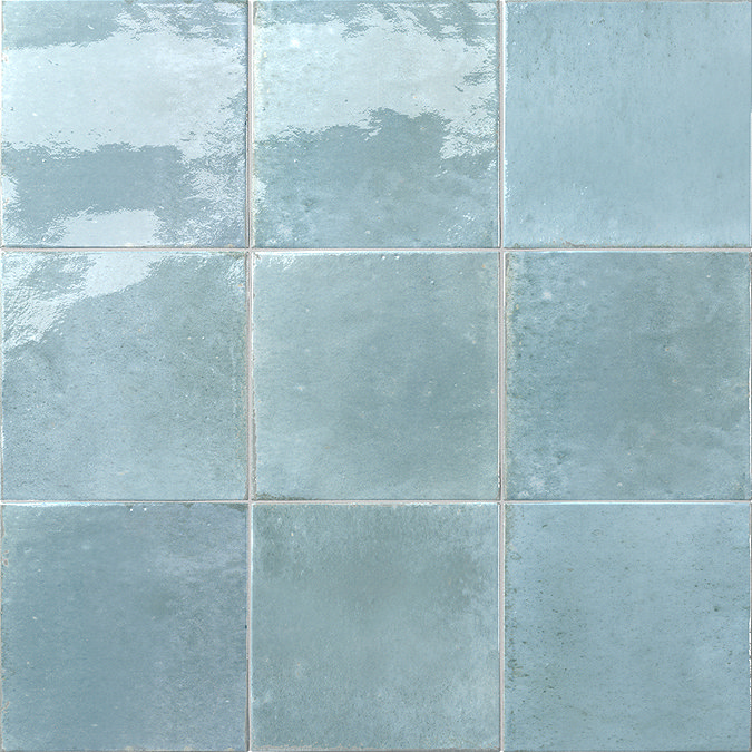 Martil Light Blue Wall & Floor Tiles - 147 x 147mm  Profile Large Image
